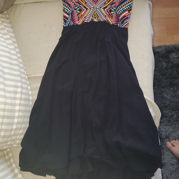 Aruba Black and Colored Bust Sundress Mini - Picture 12 of 13